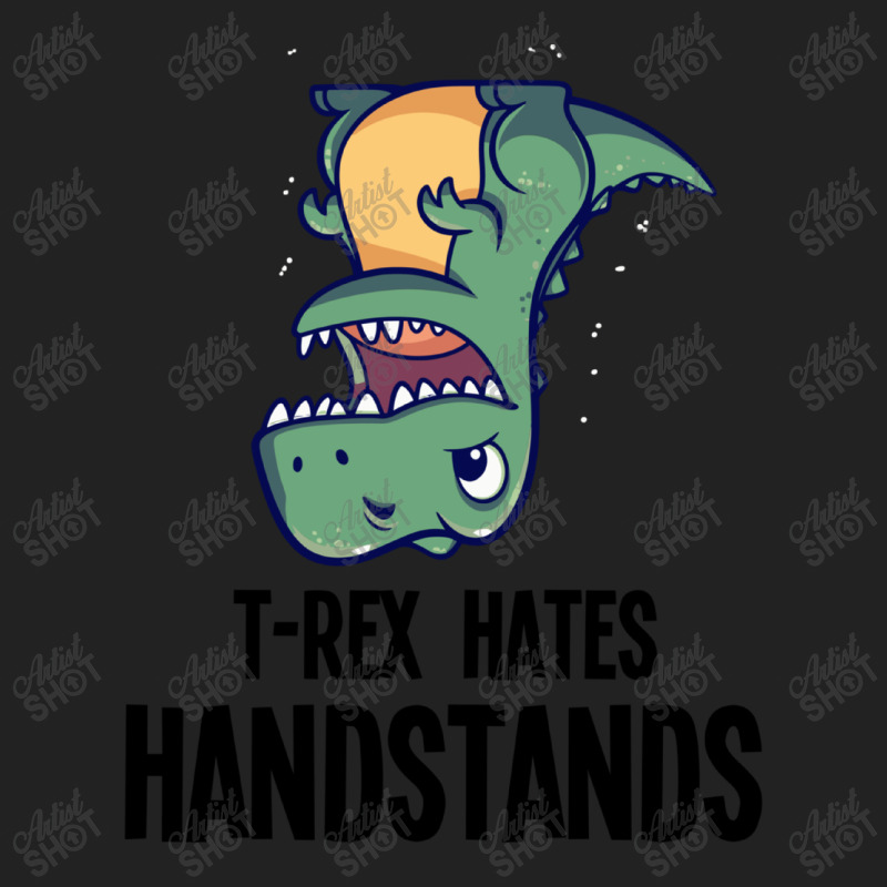 T Rex Hates Handstands Basic Backpack by ERNESTO GUANCIA | Artistshot