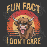 Fun Fact I Don't Care Highland Cow Toddler Hoodie | Artistshot