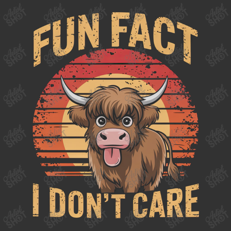 Fun Fact I Don't Care Highland Cow Baby Bodysuit by ERNESTO GUANCIA | Artistshot