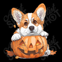 Corgi Dog Halloween Day Adjustable Cap | Artistshot