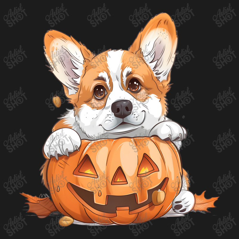 Corgi Dog Halloween Day Beanie by risedesignid | Artistshot