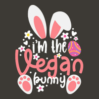 Vegan Design T  Shirt Bunny Ears I'm The Vegan Bunny Matching Easter V Bucket Hat | Artistshot