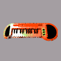 Retro Red Keyboard Synthesiser - Glitchy Mix Seamless Cap | Artistshot