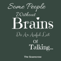 Wizard Of Oz Scarecrow People Without Brains Quote Seamless Cap | Artistshot