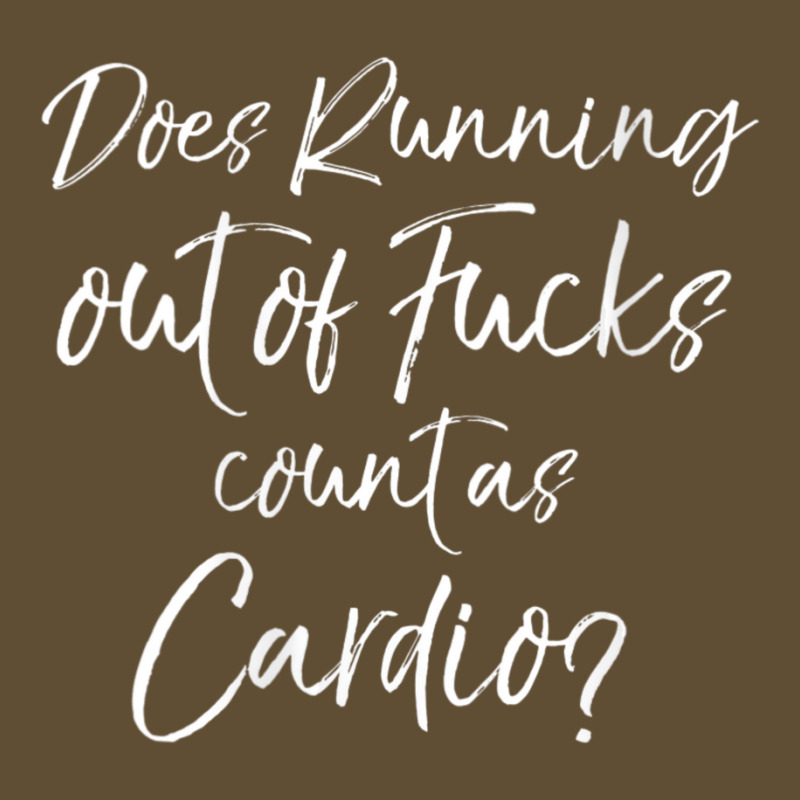 Womens Sarcastic Quote Does Running Out Of Fucks Count As Cardio V-nec Seamless Cap by cm-arts | Artistshot