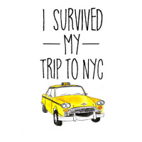 I Survived My Trip To Nyc New York City Taxi Cab Seamless Cap | Artistshot