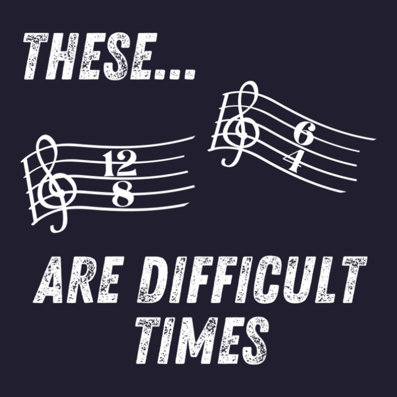 These Are Difficult Times Time Signatures Music Pun 1 Seamless Cap by HeatherThomas | Artistshot