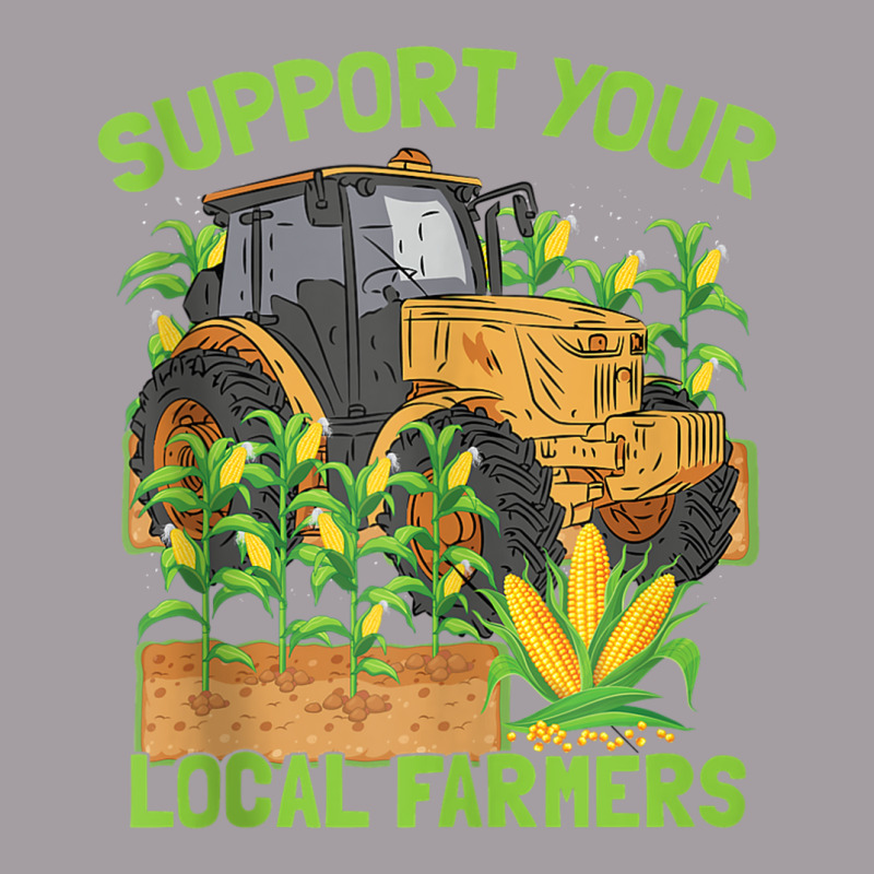 Harvest Corn Tractor Agriculture Farming Tank Top Seamless Cap | Artistshot