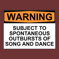 Warning Subject To Spontaneous Outbursts Of Song And Dance Seamless Cap | Artistshot