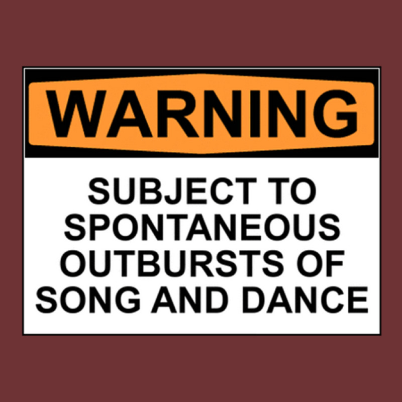 Warning Subject To Spontaneous Outbursts Of Song And Dance Seamless Cap | Artistshot