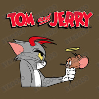 Tom And Jerry Devil And Angel Humor Poster Seamless Cap | Artistshot