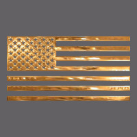 Copper Us Flag Yupoong Trucker Cap | Artistshot