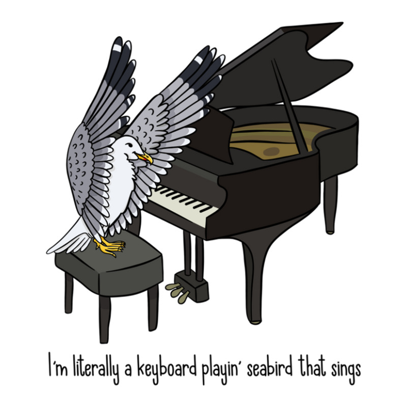 Keyboard Playing Seabird That Sings Yupoong Trucker Cap by DonnieCarlson | Artistshot