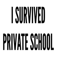 I Survived Private School Yupoong Trucker Cap | Artistshot