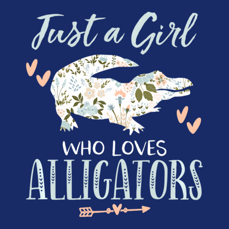 Just A Girl Who Loves Alligators Cute Floral Gator Women 5 panel snapback cap by thangdinhsinhelf | Artistshot