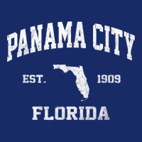 Panama City Florida Fl Vintage State Athletic Style T Shirt 5 Panel Snapback Cap | Artistshot