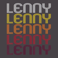 Lenny Retro Wordmark Pattern Vintage Style 5 Panel Snapback Cap | Artistshot