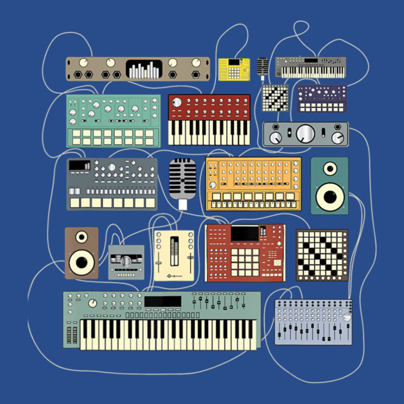 Electronic Musician Synthesizers And Drum Machine Dj Basic Backpack | Artistshot