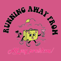 Running Away From All My Problems, Funny Science T Shirt Fashion Visor | Artistshot