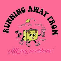 Running Away From All My Problems, Funny Science T Shirt Fashion Visor | Artistshot