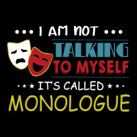 I'm Not Talking To Myself It's Called Monologue Cropped Hoodie | Artistshot