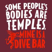 Some People's Bodies Are Temples Mine Is A Dive Bar T Shirt Nike Dri-fit Cap | Artistshot