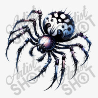 Black And White Spider Halloween Day Ladies Fitted T-shirt | Artistshot