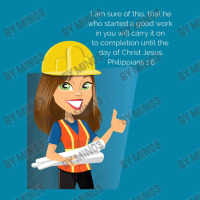 Concrete Cranes Vbs Hard Hat Memory Verse Philippians 16 Retro Trucker Cap | Artistshot