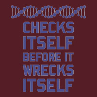 Check Yourself Before You Wreck Your Dna Genetics Retro Trucker Cap | Artistshot