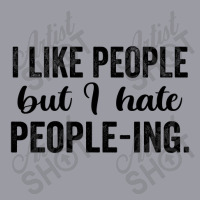 I Like People But I Hate People Ing Retro Trucker Cap | Artistshot