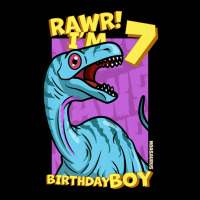 Rawr! I'm 7 Birthday Boys 7th Birthday Dino Noasaurus Retro Trucker Cap | Artistshot