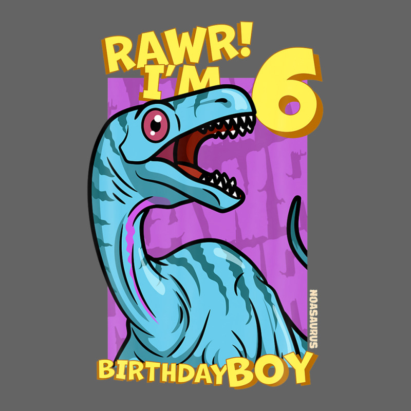 Rawr! I'm 6 Birthday Boys 6th Birthday Dino Noasaurus Retro Trucker Cap | Artistshot