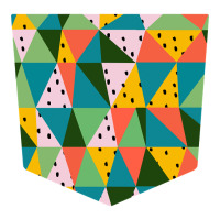 Pocket - Irregular Triangles Multi Seamless Cap | Artistshot