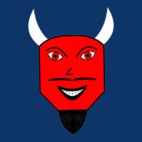 Cartoon Satan Face Seamless Cap | Artistshot