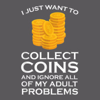 I Just Want To Collect Coins Coins Numismatist Seamless Cap | Artistshot