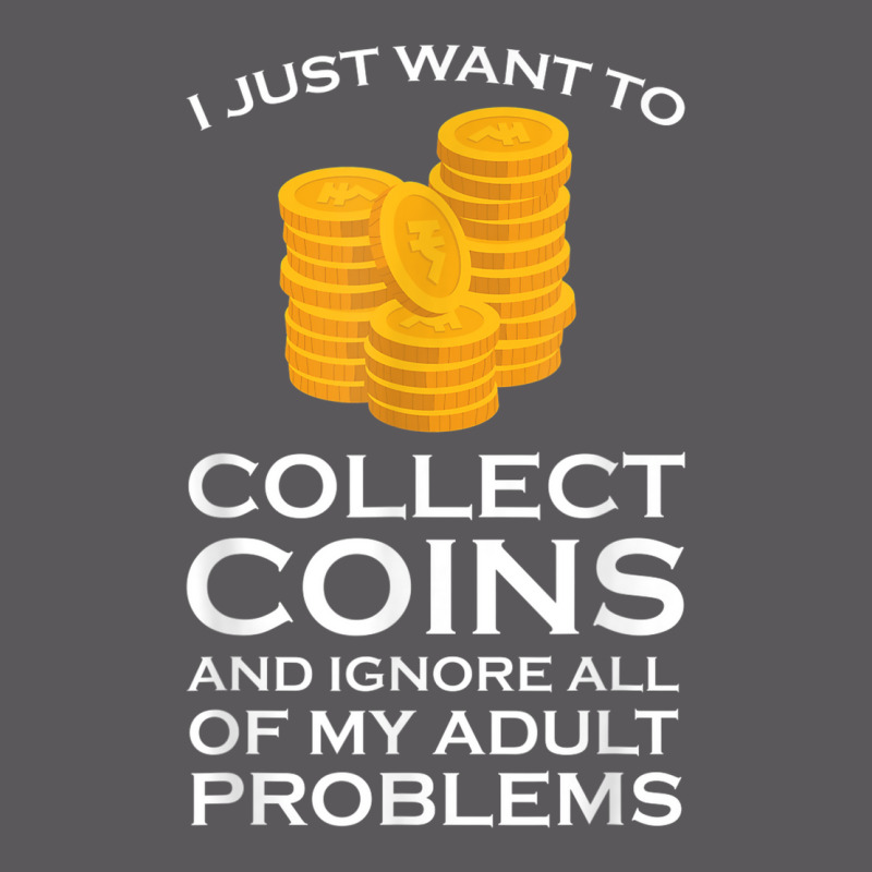 I Just Want To Collect Coins Coins Numismatist Seamless Cap by Sombre | Artistshot