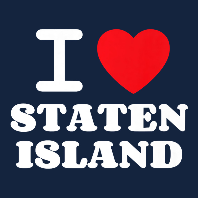 I Love Staten Island Premium T Shirt Foam Snapback hat by Michael Ellis | Artistshot