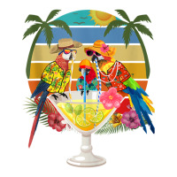 Parrots Drinking Margarita On Summer Vacation Birds Fun Tank Top Foam Snapback Hat | Artistshot