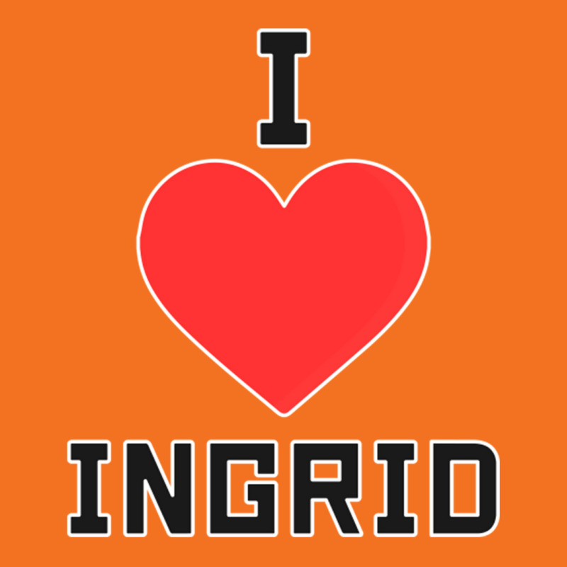 I Love Ingrid I Love Ingrid Foam Snapback hat by cm-arts | Artistshot