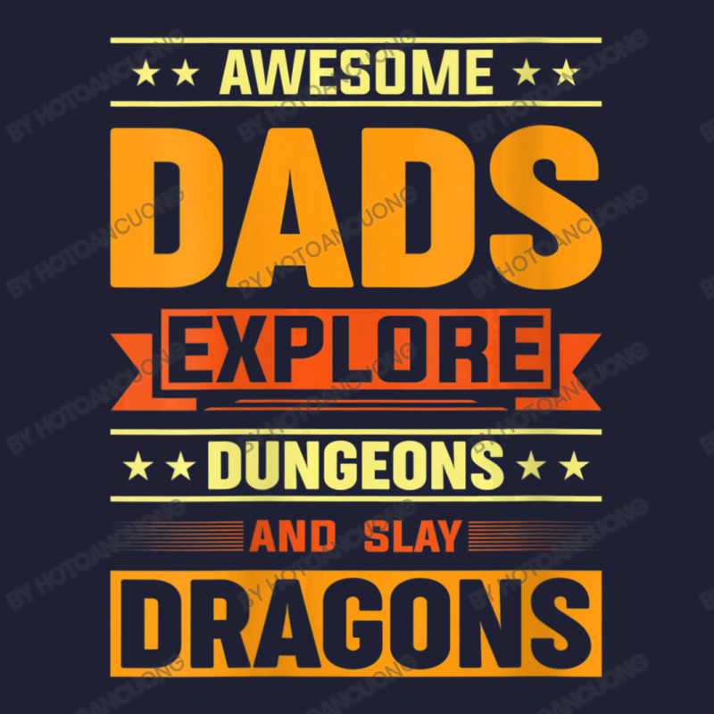 Womens Awesome Dads Explore Dungeons And Slay Dragon Rpg V-neck 5 panel snapback cap by hotoancuong | Artistshot