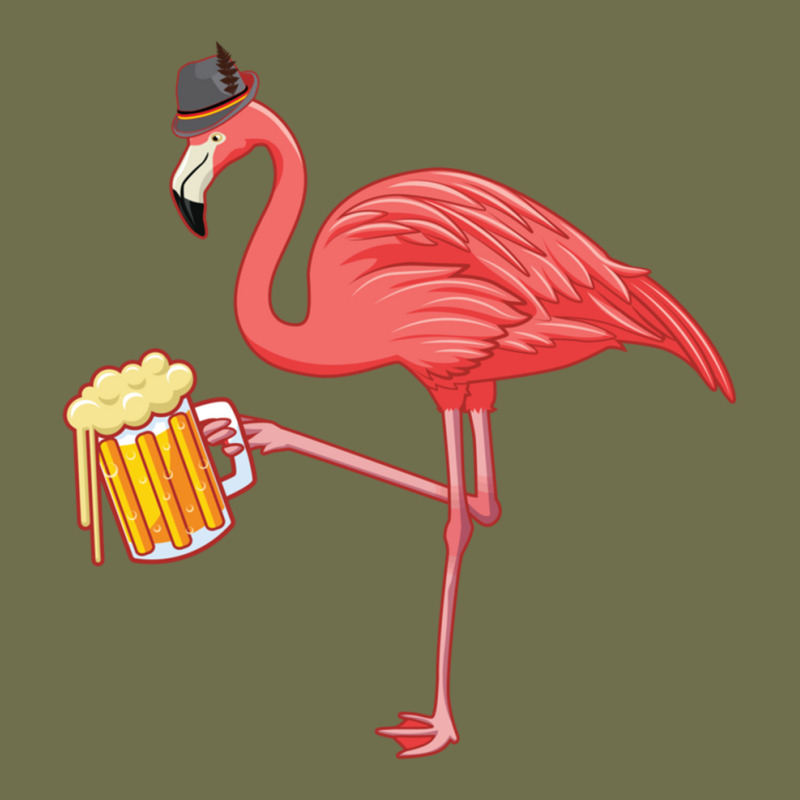 Beer Drinking Flamingo Drinker Wading Bird Oktoberfest Gift Sweatshirt Pa Trucker Cap by cm-arts | Artistshot