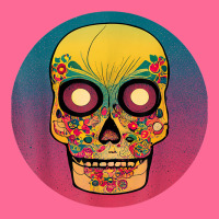 Vintage Sugar Skull Hand Illustration Calavera Fashion Visor | Artistshot