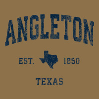 Angleton Texas Tx Vintage Athletic Navy Sports Design Fashion Visor | Artistshot