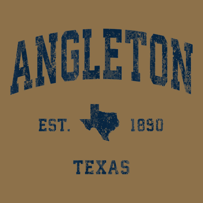 Angleton Texas Tx Vintage Athletic Navy Sports Design Fashion Visor by Carnations | Artistshot