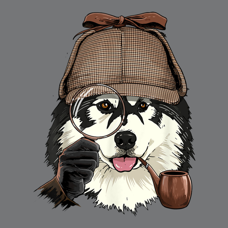 Detective Alaskan Malamute Spy Investigator Husky Dog Lover Nike Dri-FIT Cap by Madam | Artistshot