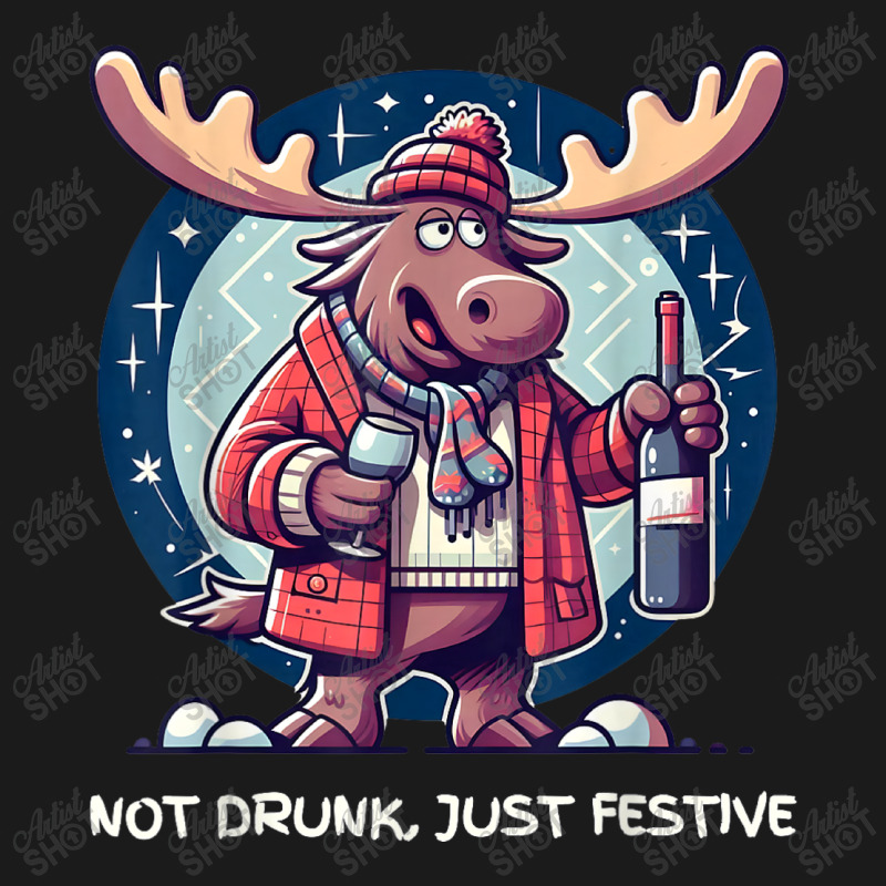 Moose Not Drunk Just Festive Fun Nike Dri-FIT Cap by ERNESTO GUANCIA | Artistshot