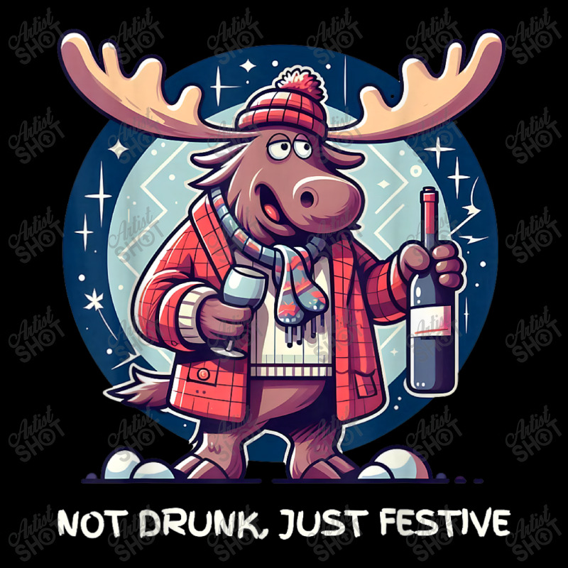 Moose Not Drunk Just Festive Fun Seamless Cap by ERNESTO GUANCIA | Artistshot