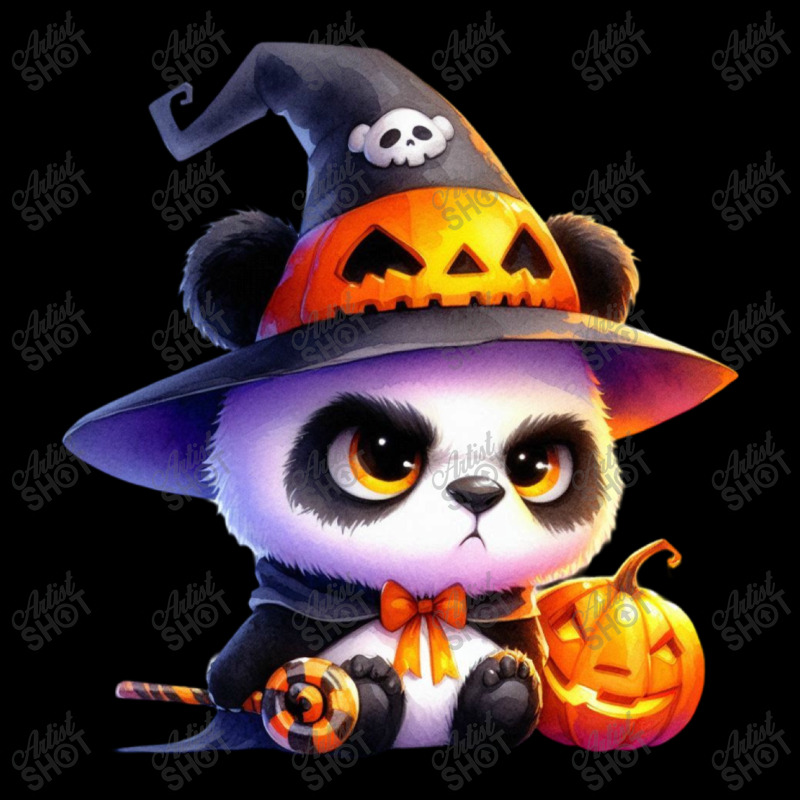 Witch Halloween Panda Animal Cute Pumpkin Legging by denbey | Artistshot