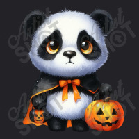 Halloween Day - Panda Cute With Pumpkin Youth Tee | Artistshot