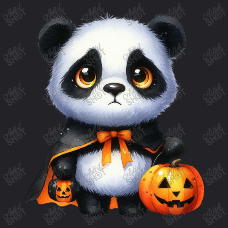 Halloween Day - Panda Cute With Pumpkin Youth Tee by denbey | Artistshot